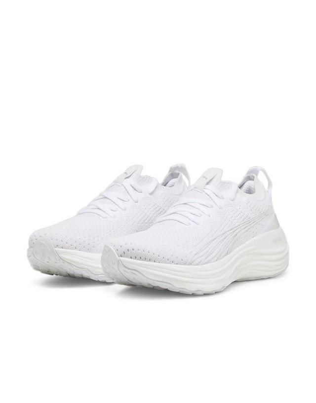 PUMA Foreverrun Nitro Knit (Puma White/Feather Gray) Women's Shoes Product Image