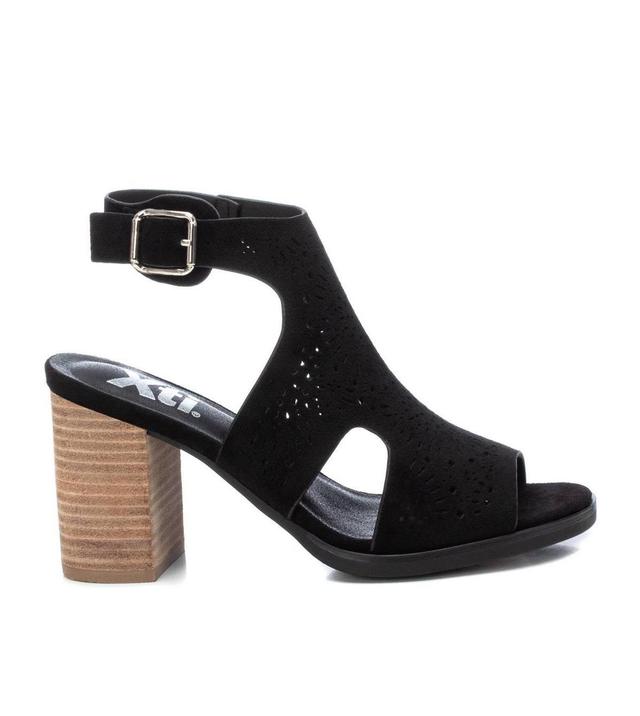 Womens Suede Sandals By Xti, 14109806 Black Product Image