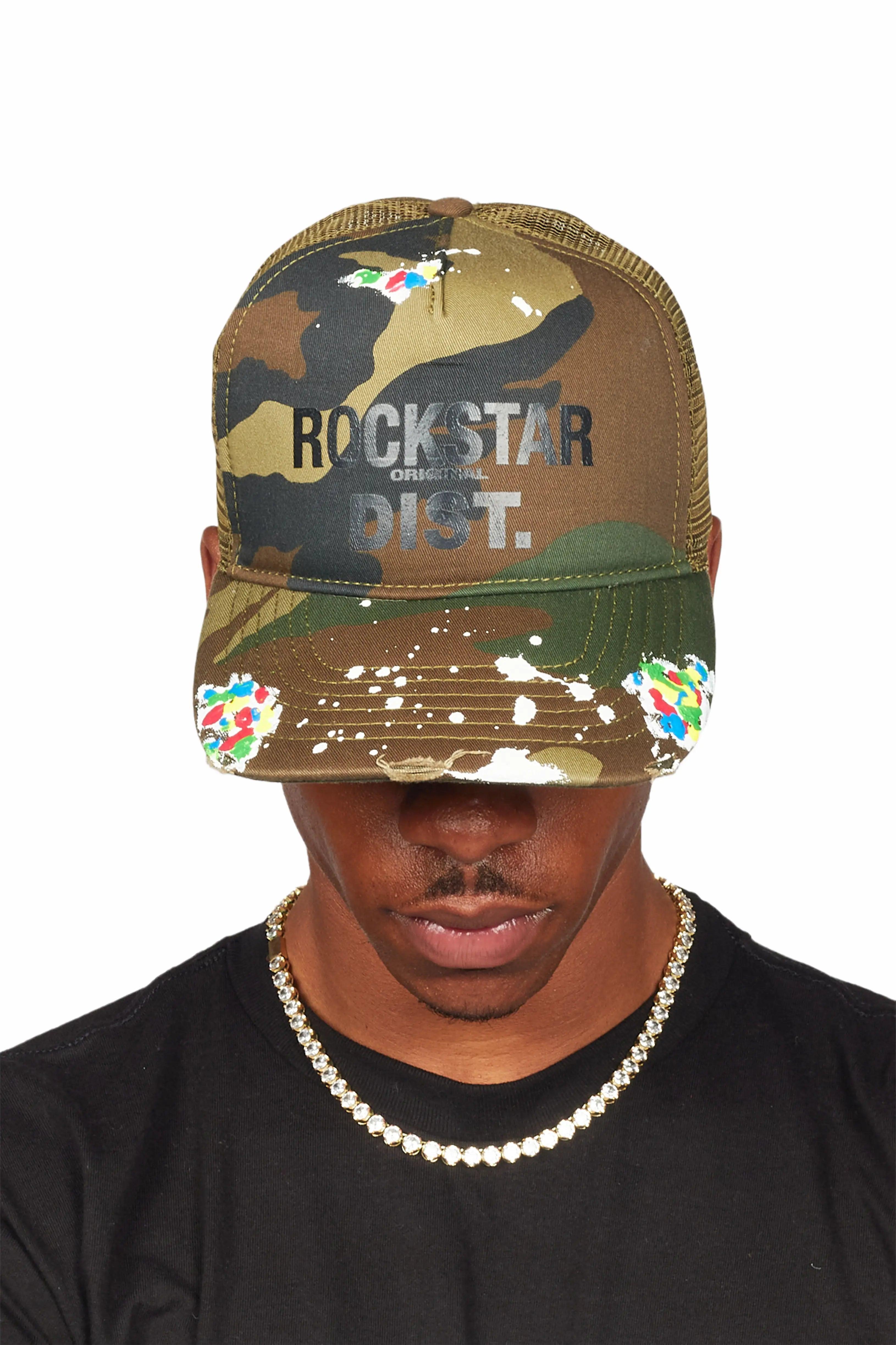 Neptune Camo Trucker Hat Male Product Image