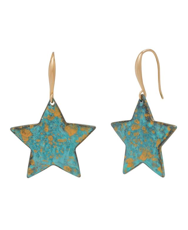 Robert Lee Morris Soho Womens Celestial Patina Drop Earrings Product Image