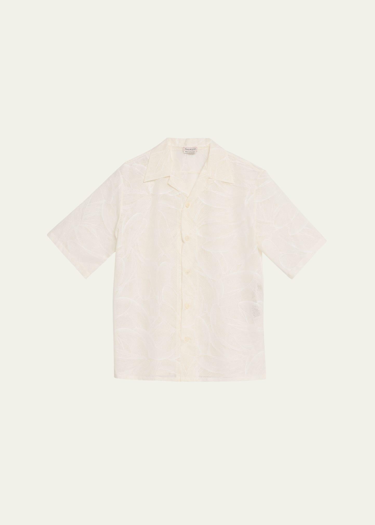 Mens Hawaiian Silk Camp Shirt Product Image