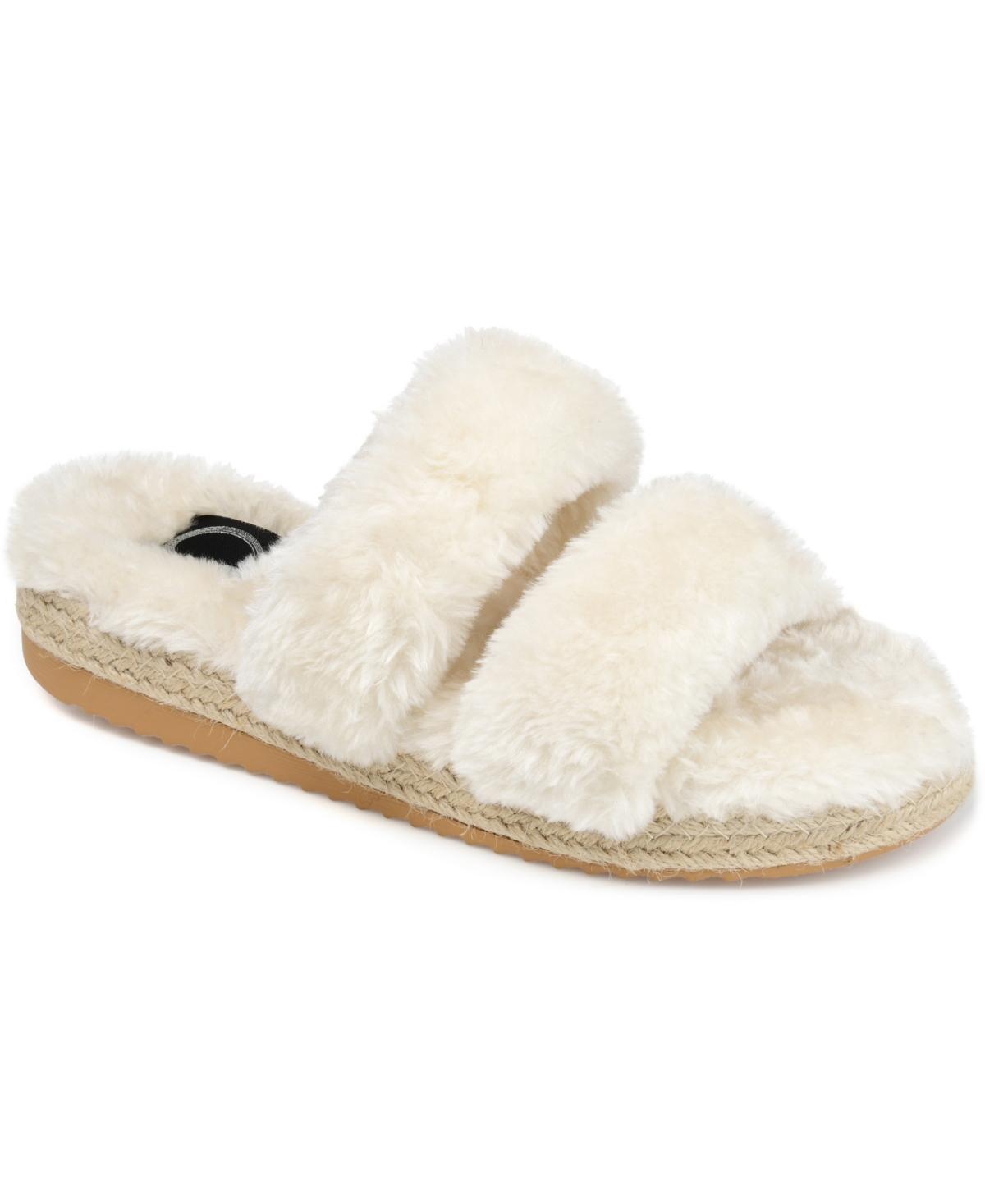 Journee Collection Relaxx Womens Slippers Yellow Product Image