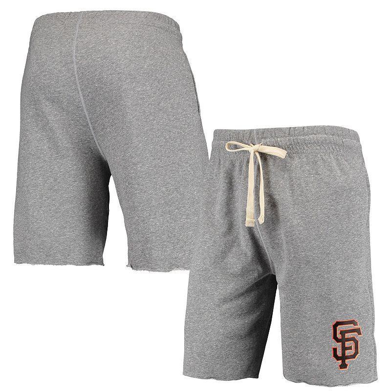 Mens Concepts Sport Gray San Francisco Giants Mainstream Terry Tri-Blend Shorts Product Image