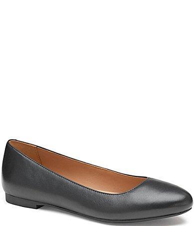 Johnston  Murphy Womens Delanie Leather Ballet Flats product image