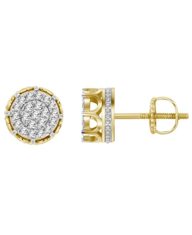 Mens Diamond (1/4 ct.t.w.) Earring Set in 10k Yellow Gold Product Image