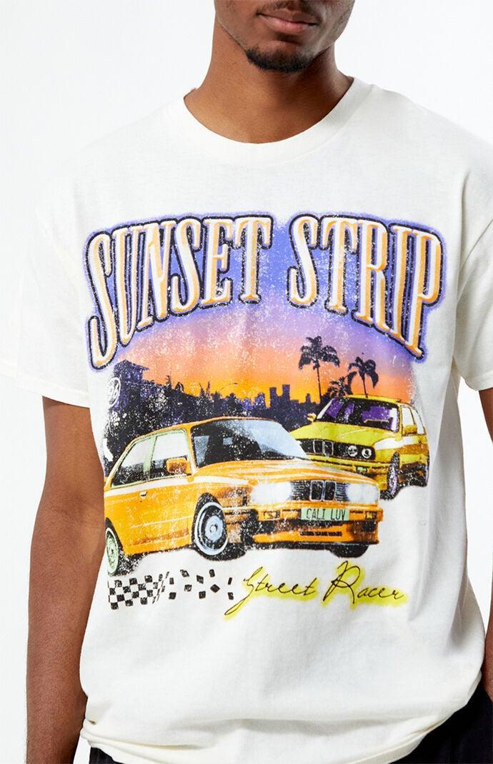 Mens Sunset Strip Vintage T-Shirt Product Image