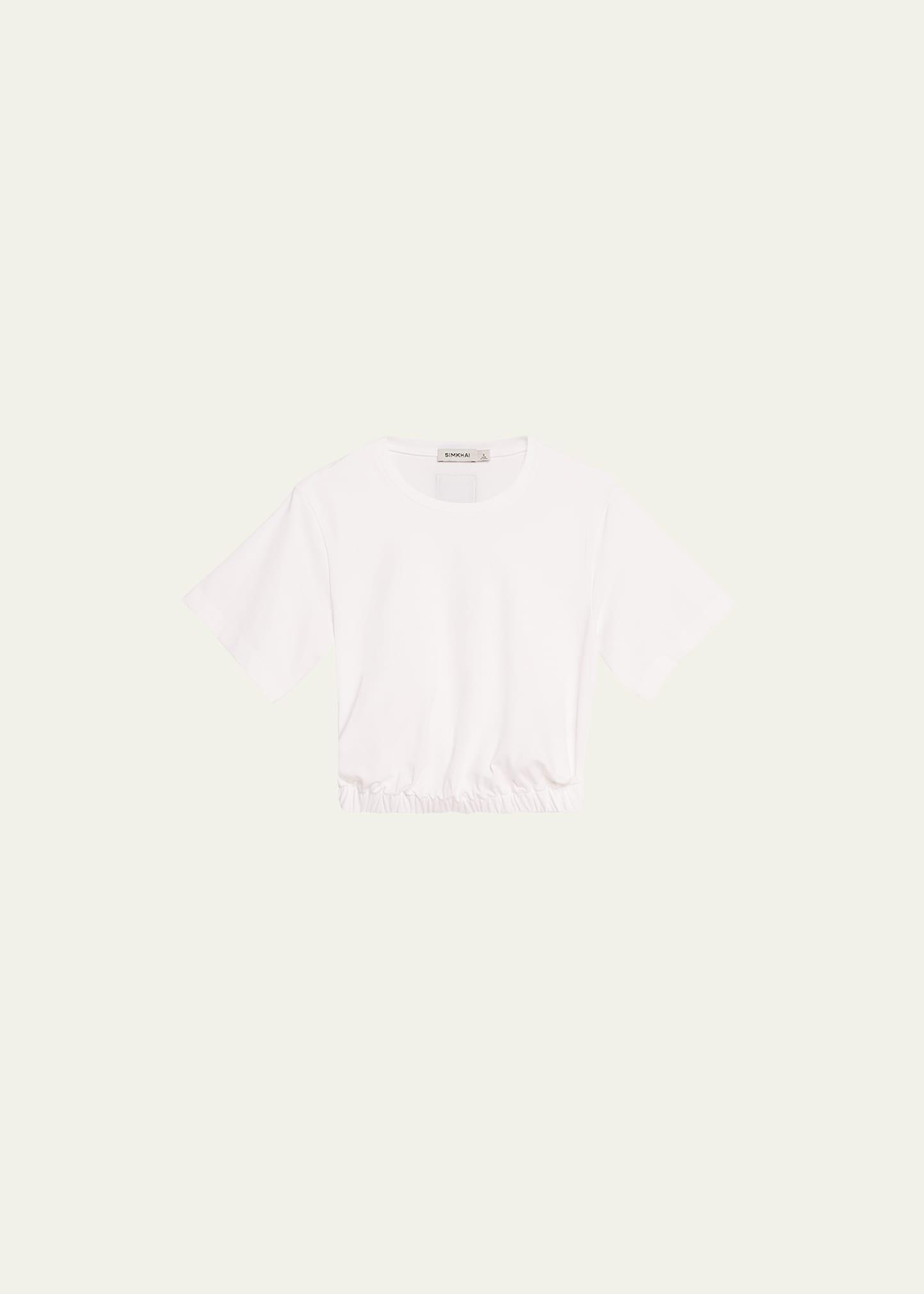 Womens JoJo Cotton Crop T-Shirt Product Image