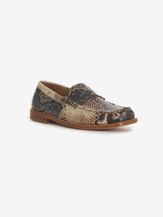 SNAKESKIN SLIP ON LOAFER Male Product Image