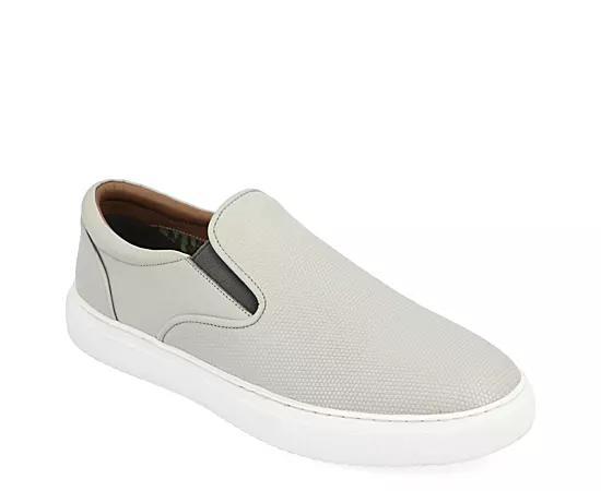 Thomas & Vine Conley Mens Leather Slip-On Sneakers Product Image