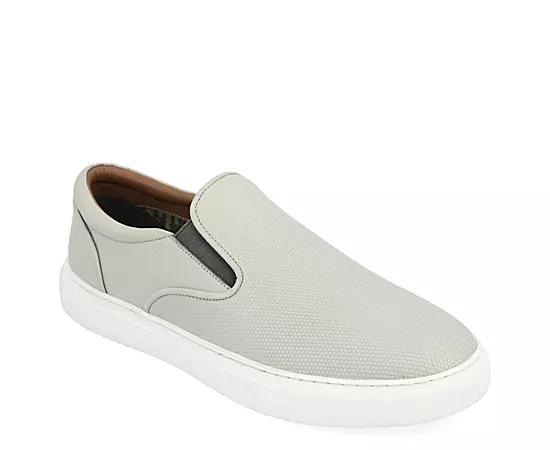 Thomas & Vine Conley Mens Leather Slip-On Sneakers Product Image