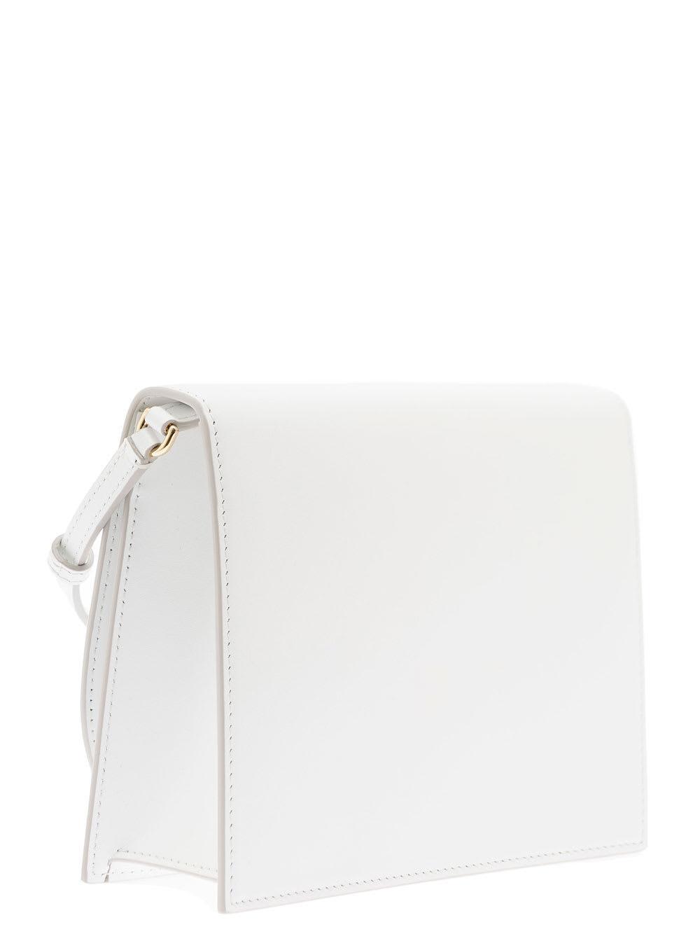 DOLCE & GABBANA Dg Logo Crossbody Bag In White Product Image