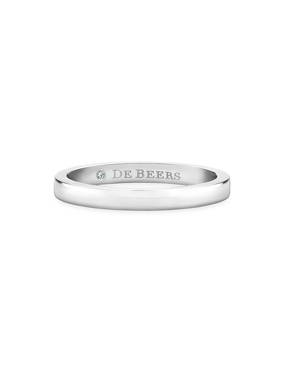 Womens The Promise Platinum Band Product Image