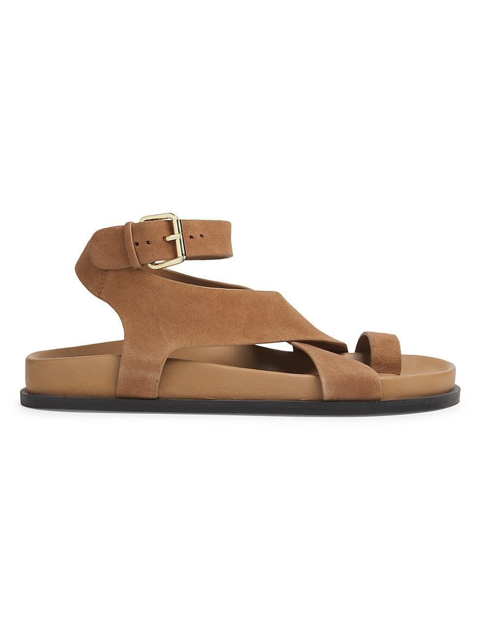 Womens Jalen Full-Grain Leather Sandals Product Image