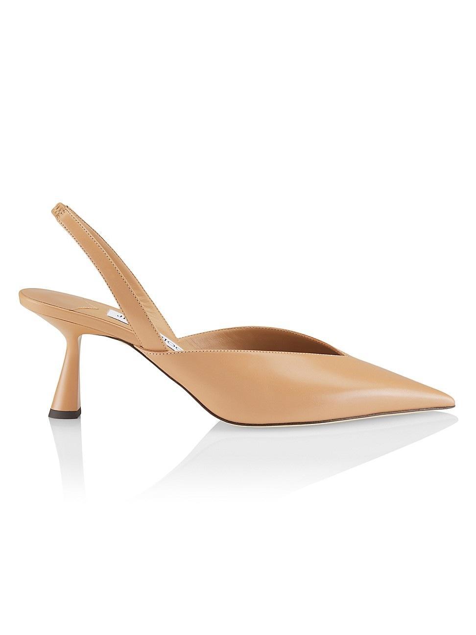 Womens Maryanne 65MM Leather Slingbacks Product Image