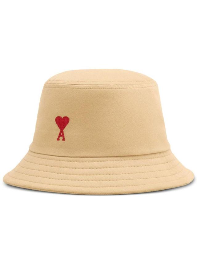 Embroidered Logo Bucket Hat In Neutrals Product Image