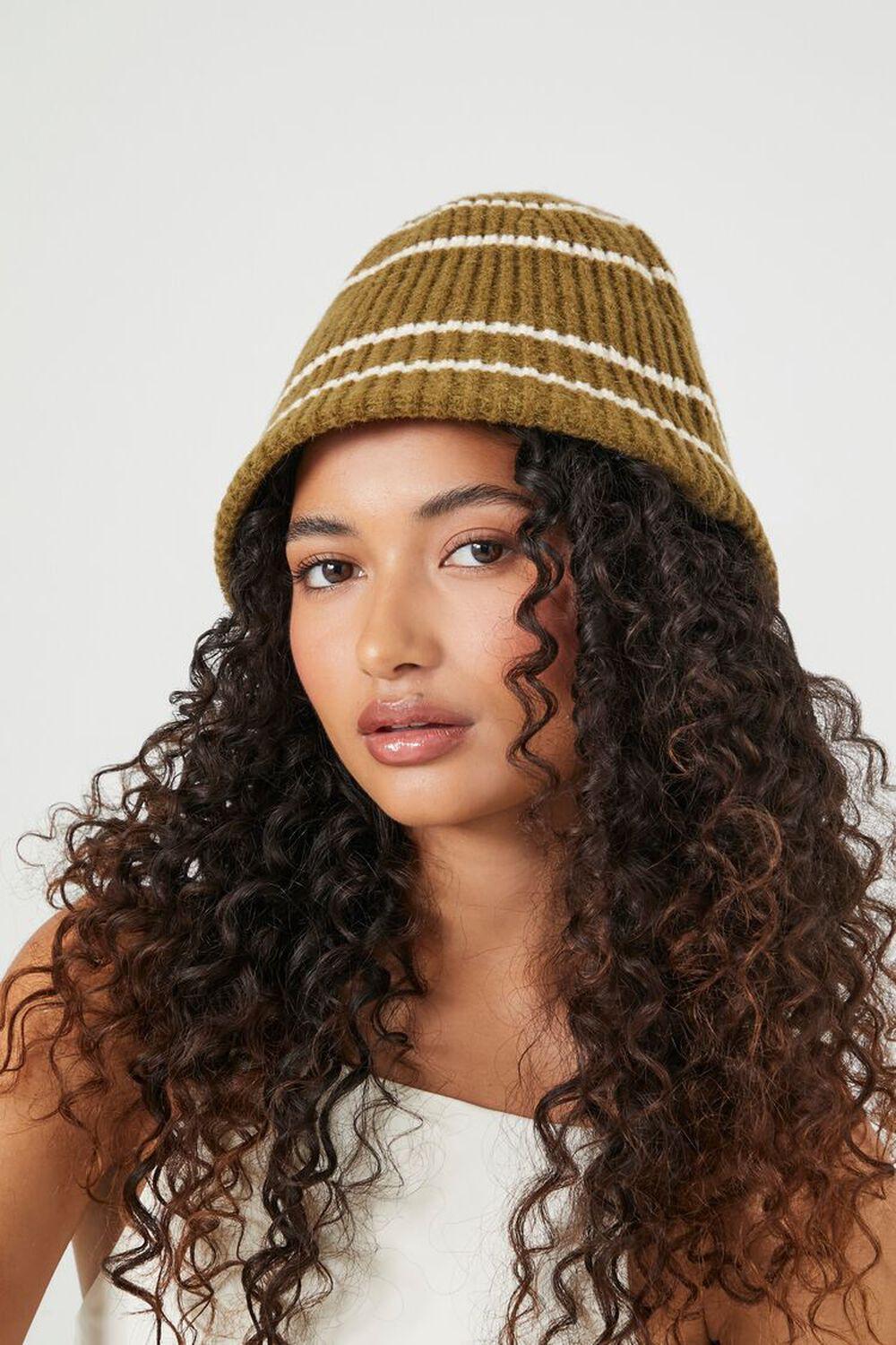 Striped Rib-Knit Beanie | Forever 21 Product Image