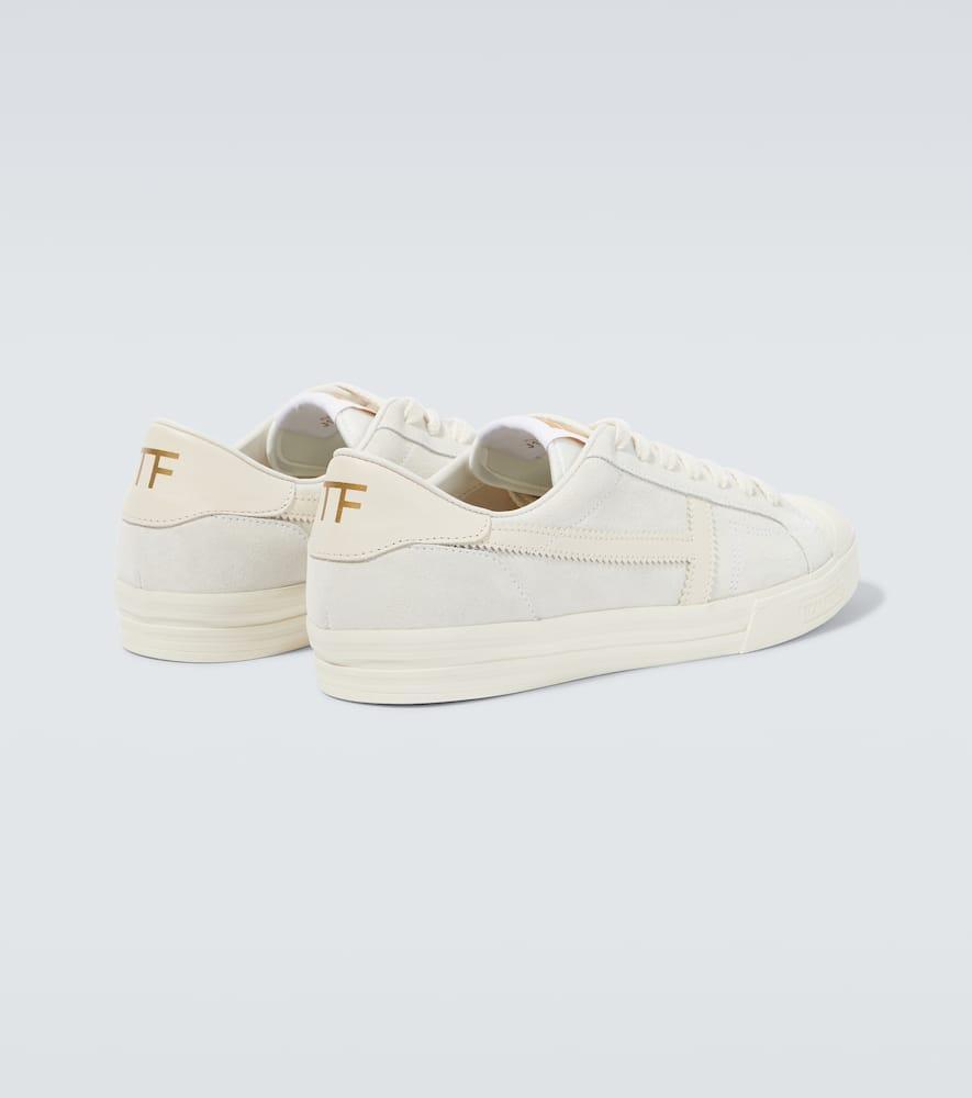 TOM FORD Sneakers Sean Aus Veloursleder In White Product Image