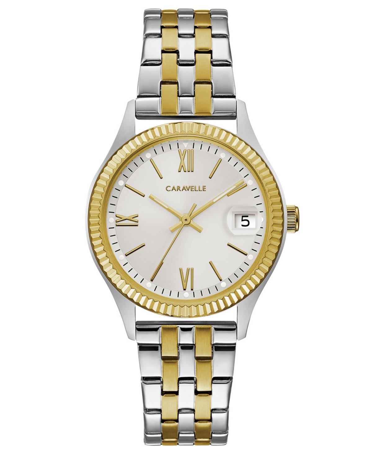 Caravelle by Bulova Womens Two Tone Stainless Steel Watch - 45M112 Multicolor Product Image