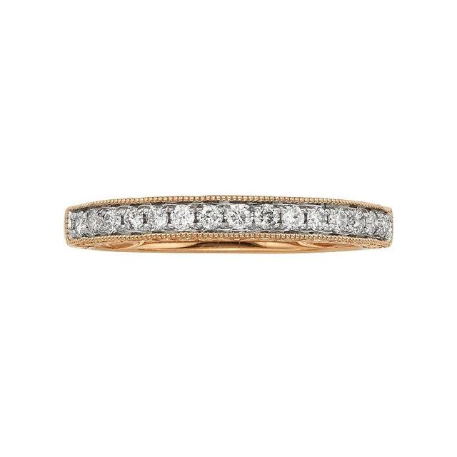 The Regal Collection 14k Gold 1/4-ct. T.W. IGL Certified Diamond Wedding Ring, Womens White Product Image