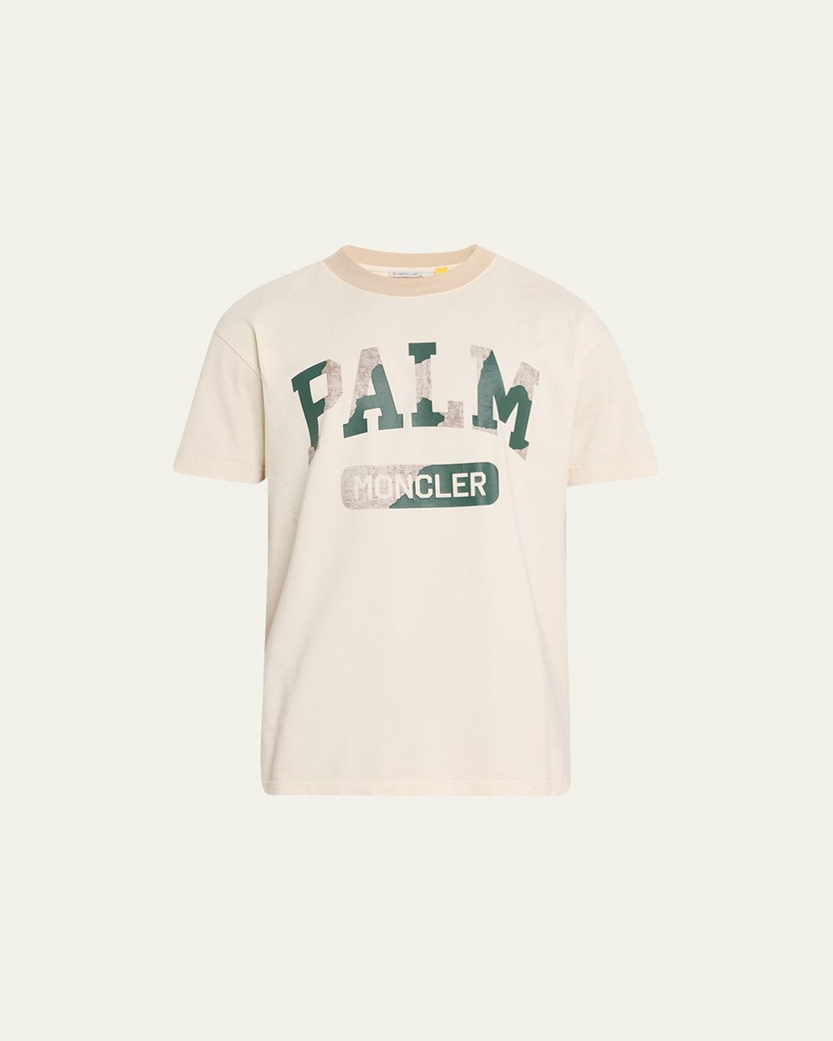 Mens Moncler x Palm Angels Logo T-Shirt Product Image