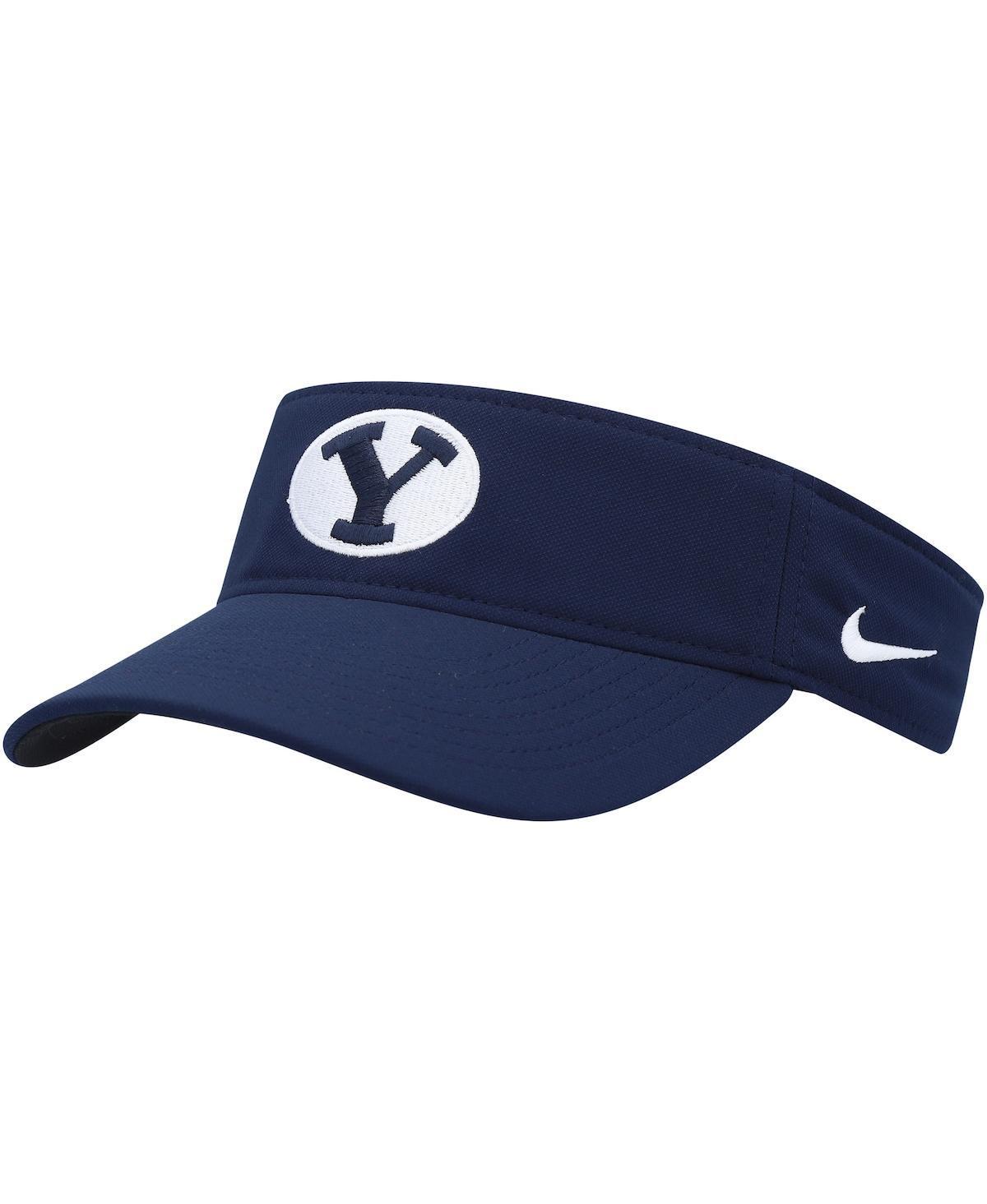 NIKE Byu Cougars Navy Sideline Performance Visor Product Image