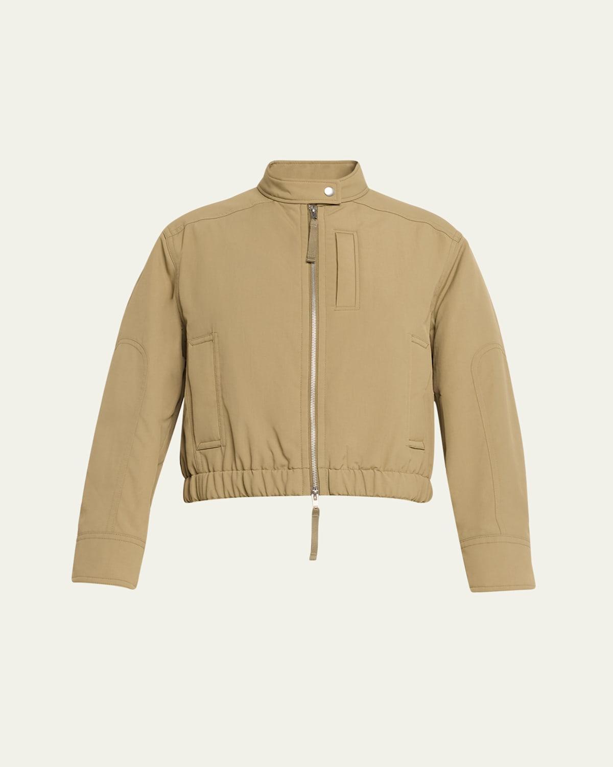 Cropped Bomber Jacket Product Image