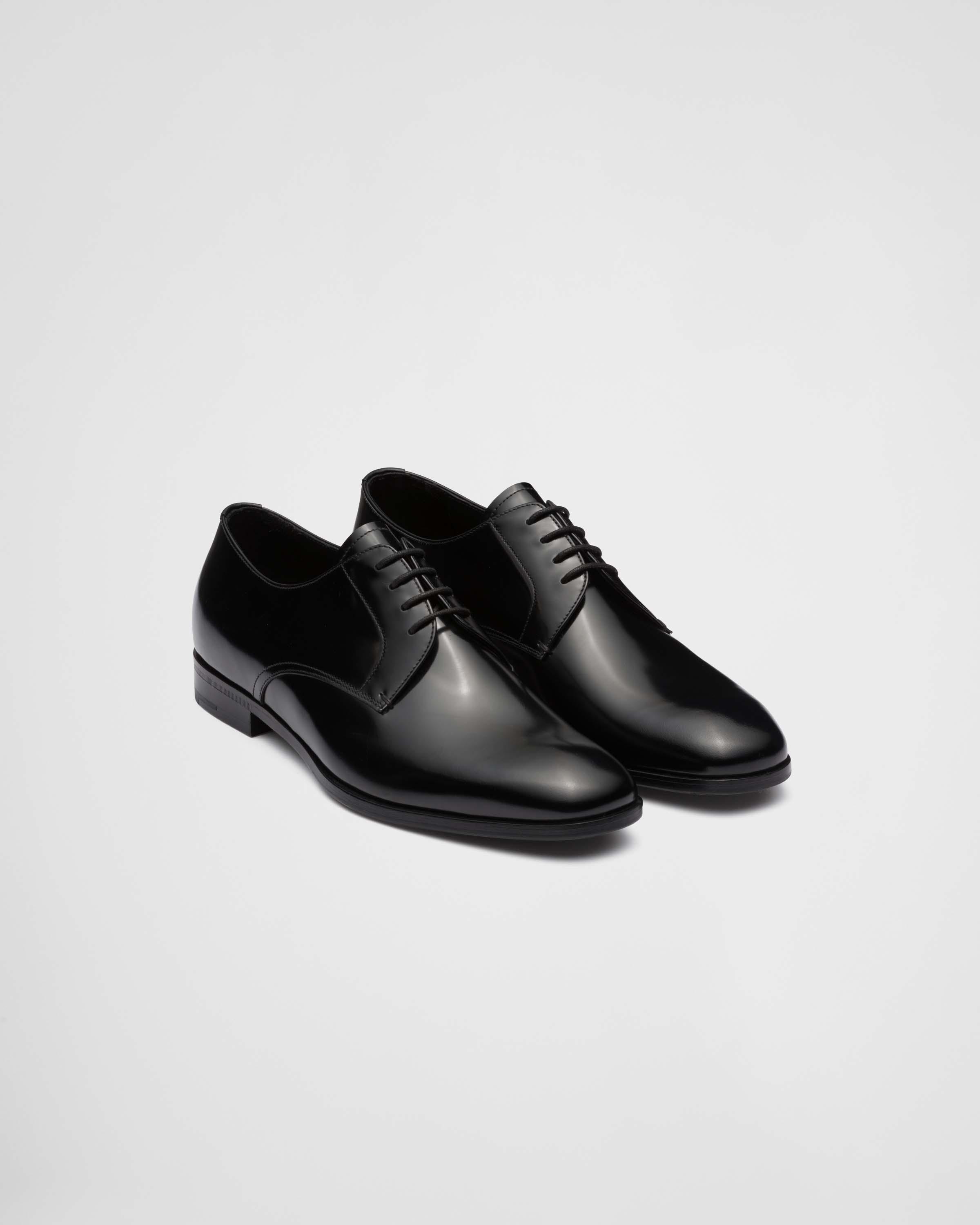 Brushed leather derby shoes product image