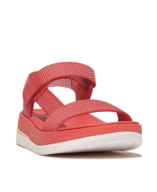 FitFlop Surff Two-Tone Webbing Leather Back-Strap Sandal Women's Sandals Product Image