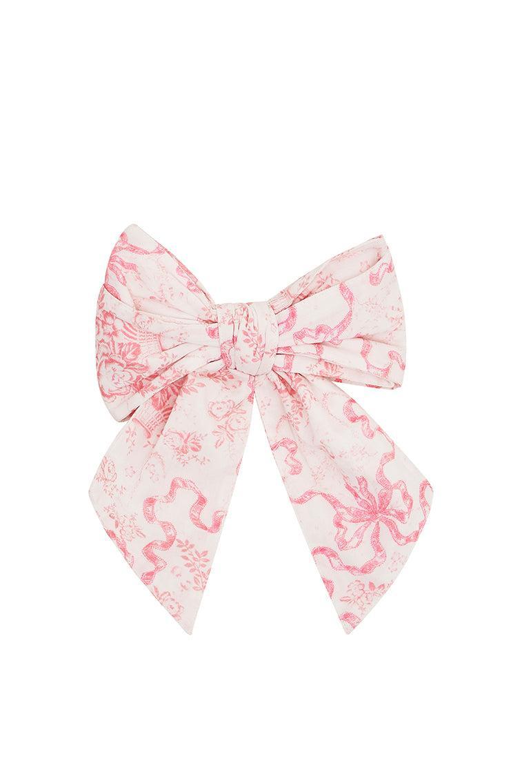 Elisiette Hair Bow Barrette- BUBBLEGUM BLAST Product Image