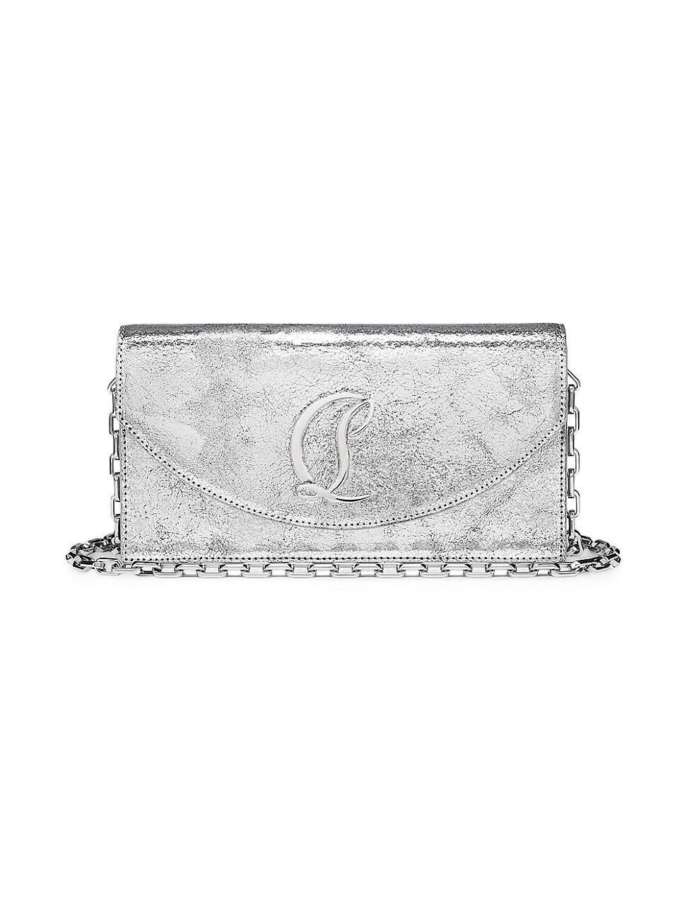 Womens Loubi54 Metallic Leather Clutch product image