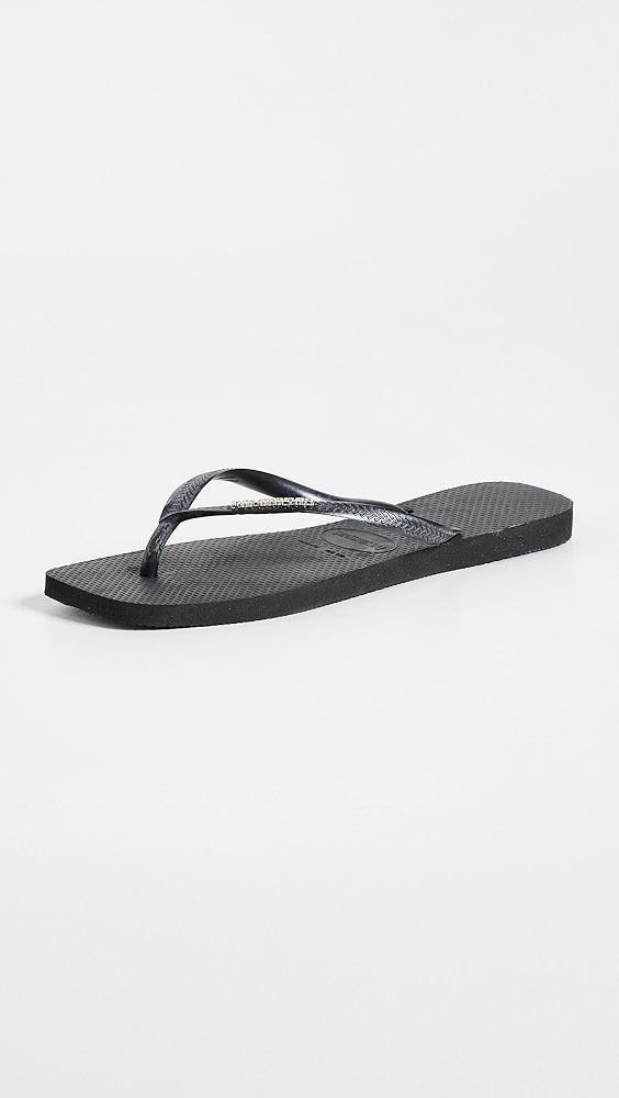 Havaianas Slim Square Pop Up Logo Flip Flops | Shopbop Product Image