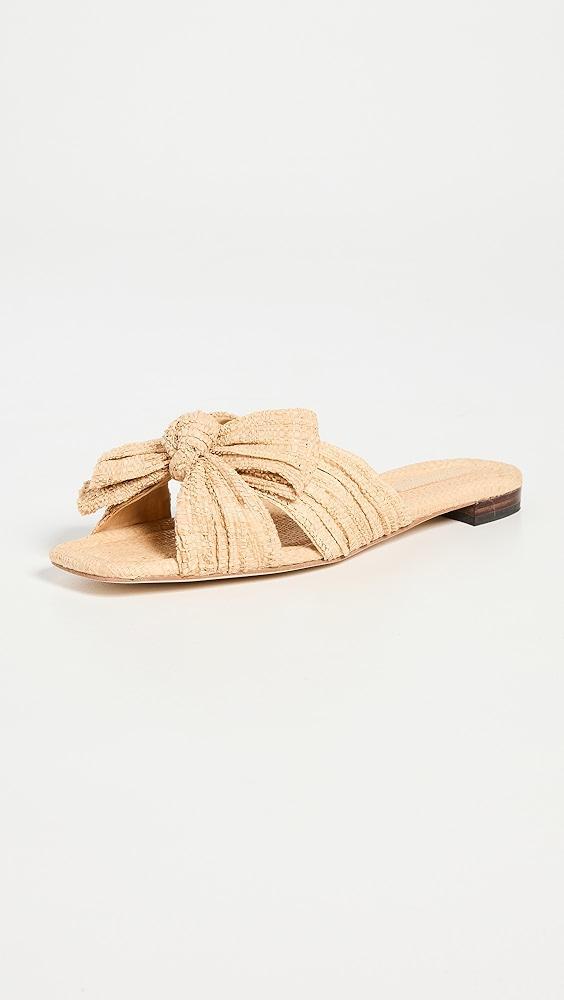 Loeffler Randall Daphne Pleated Knot Flat Sandals | Shopbop Product Image