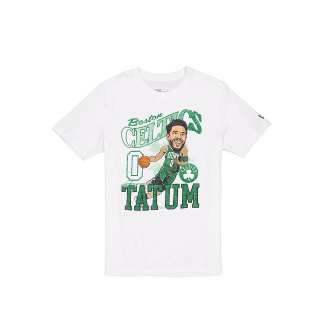 Boston Celtics Jayson Tatum Caricature T-Shirt Male Product Image