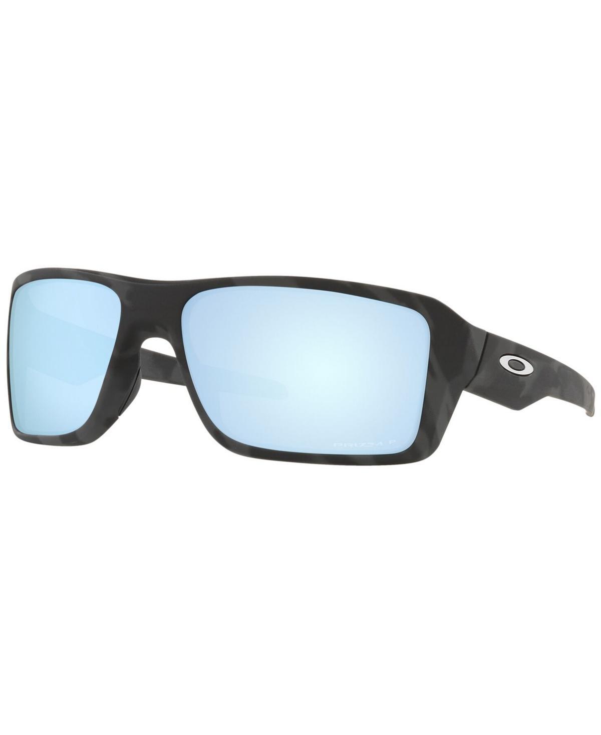 Oakley Double Edge 66mm Prizm Polarized Oversize Wrap Sunglasses Product Image