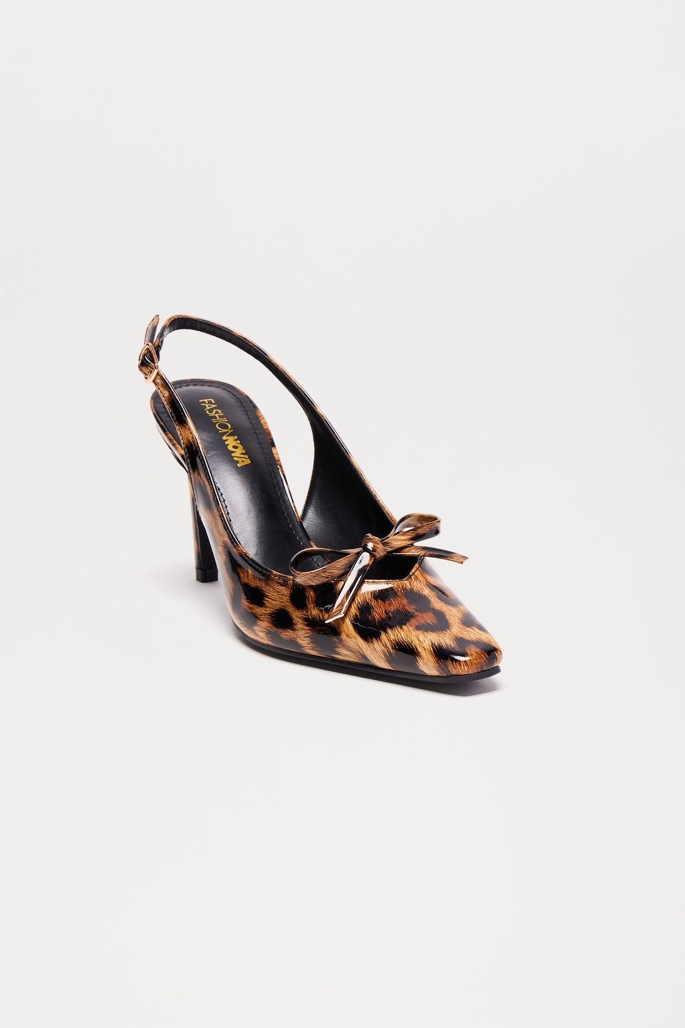 Miya Slingback Pumps - Leopard Product Image