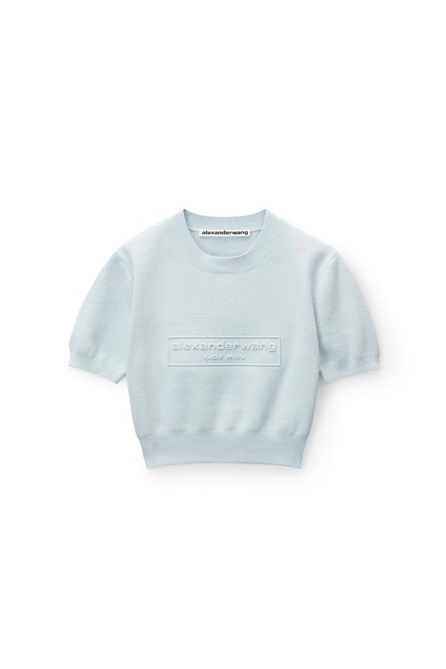 Sweater Tee In Ribbed Chenille Product Image