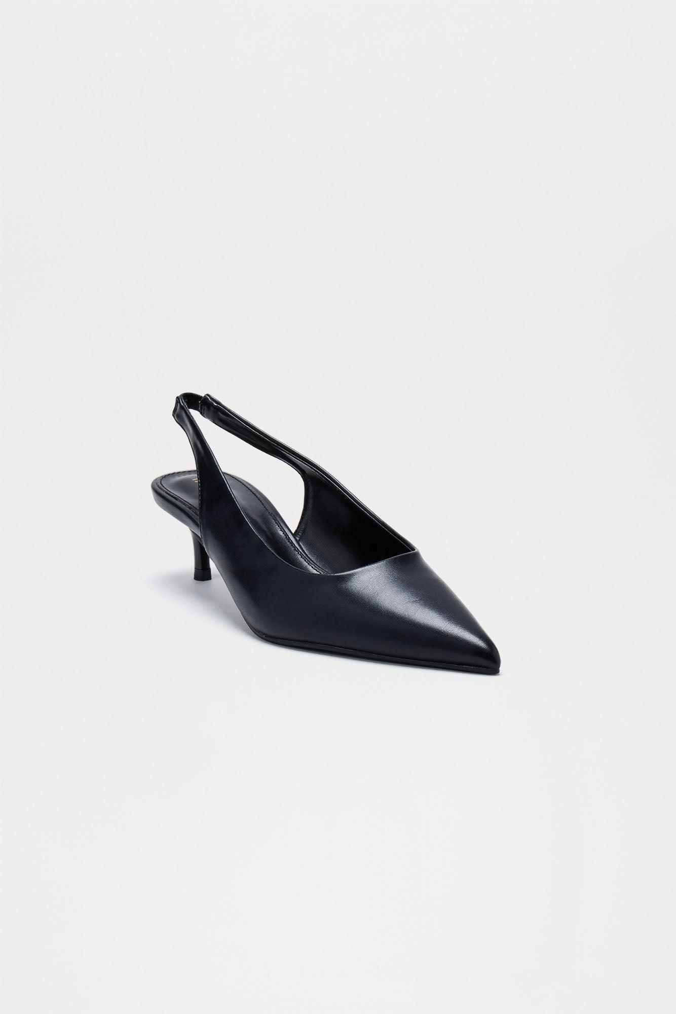 Holston Kitten Heel Pumps - Black Product Image