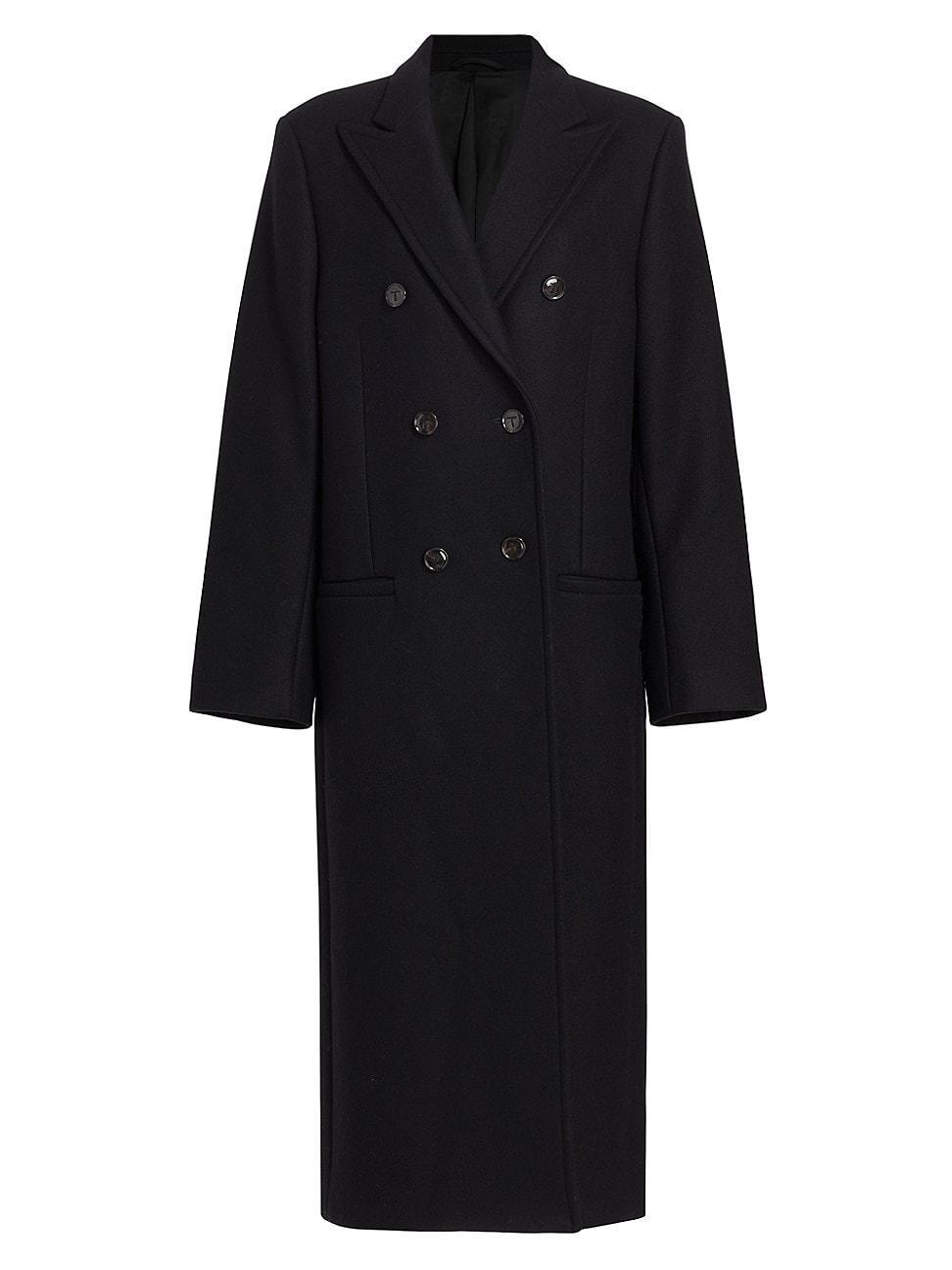 Long Tailored Wool Overcoat product image