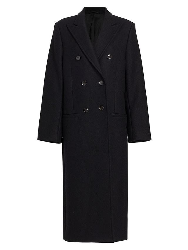 Long Tailored Wool Overcoat Product Image