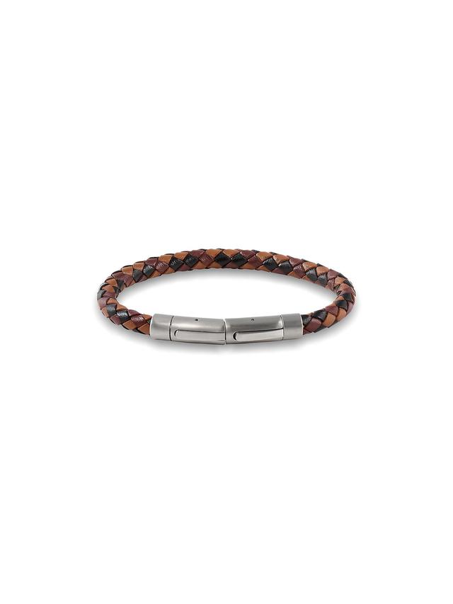 Woven Leather Bracelet Product Image