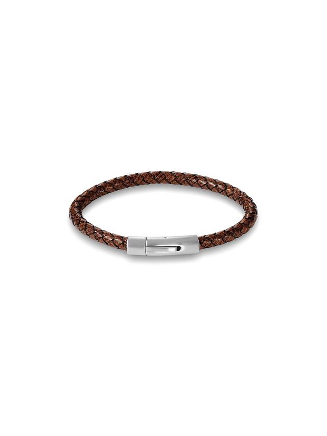 Woven Leather Bracelet Product Image