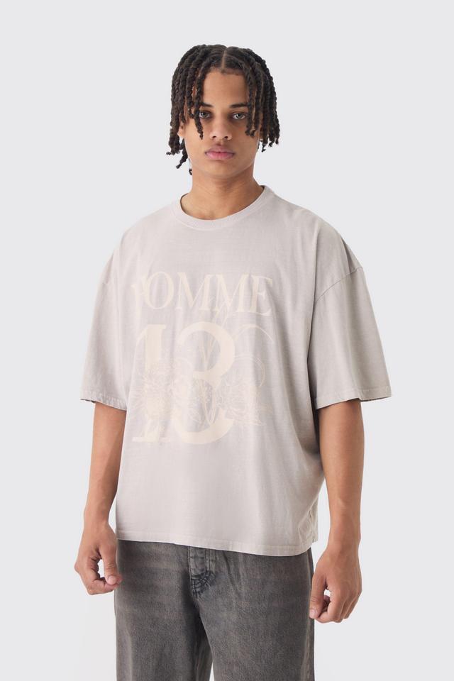 Oversized Boxy Homme 13 T-shirt | boohooMAN USA Product Image