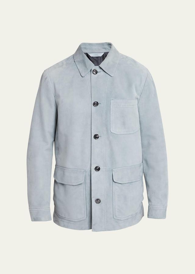 Mens Suede Work Jacket Product Image