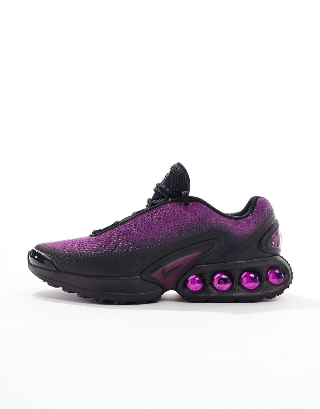 Nike Air Max DN sneakers in purple and black Product Image