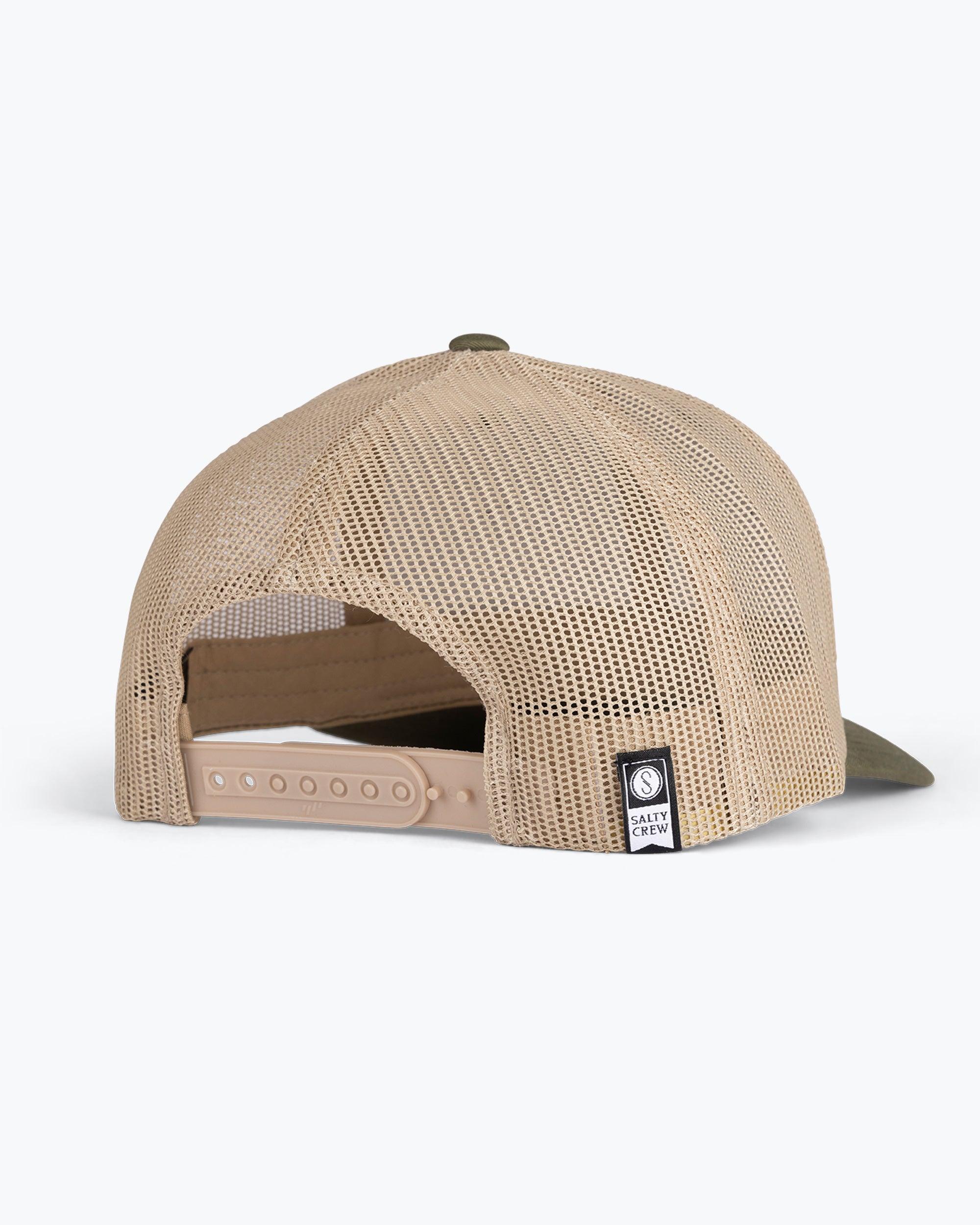 Marina Retro Trucker Hat - Moss/Khaki Male Product Image