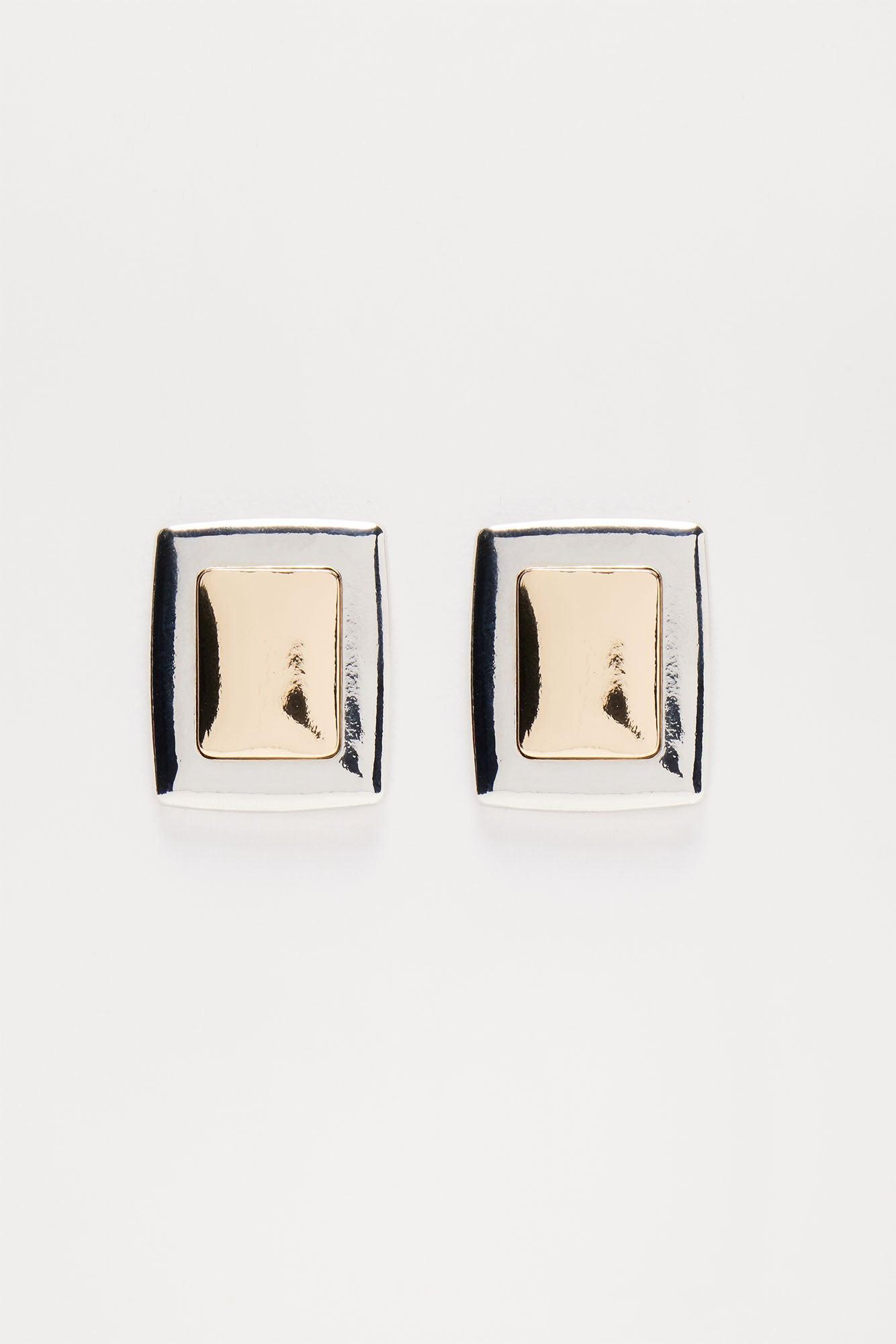 Monte Carlo Earrings - Silver/Yellow Product Image