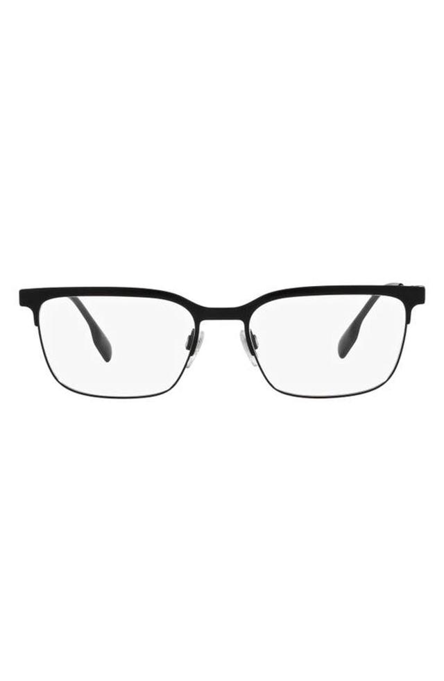 BURBERRY Douglas 56mm Square Optical Glasses In Black Product Image