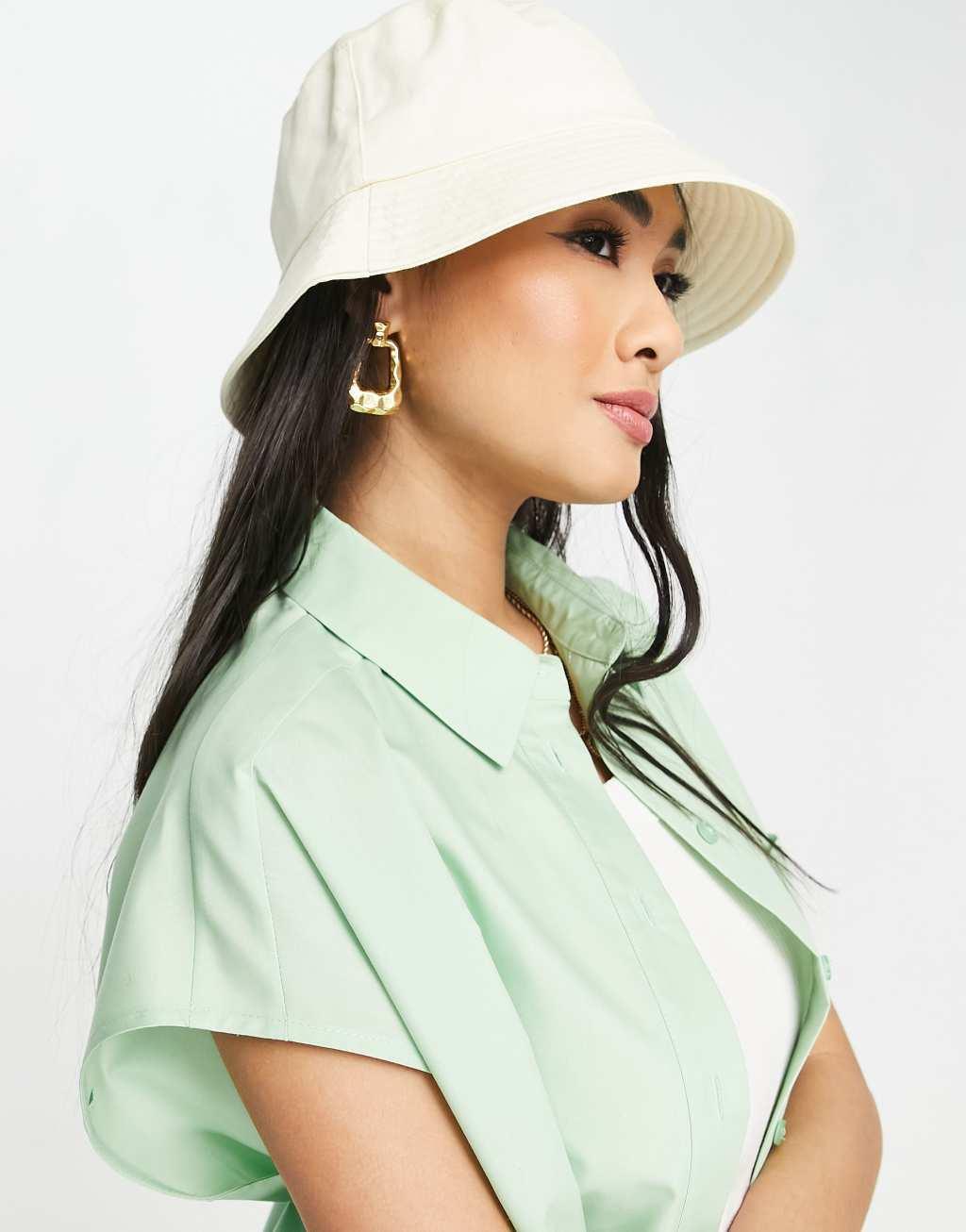 ASOS DESIGN canvas bucket hat Product Image