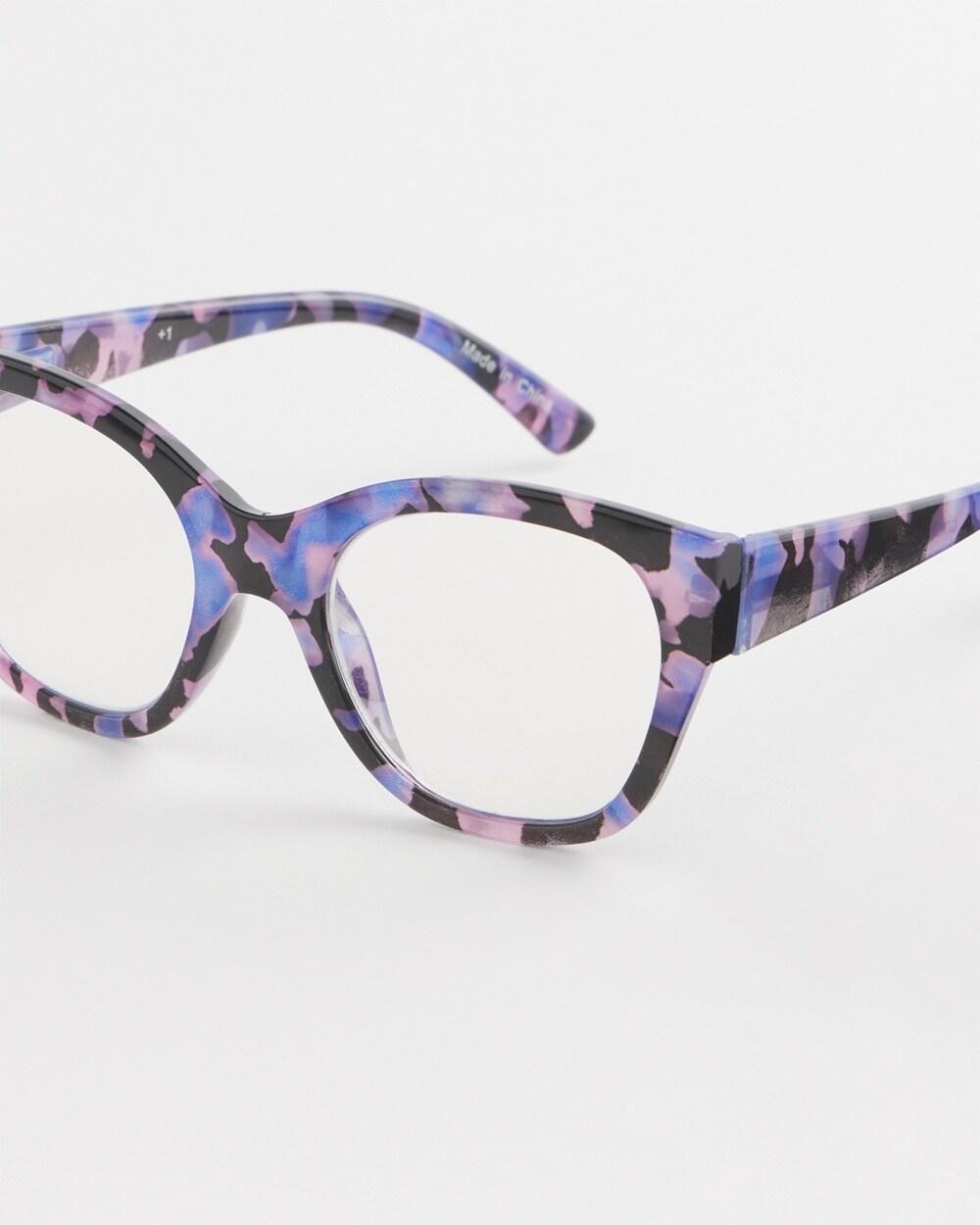 Blue Tortoise Shell Readers Product Image