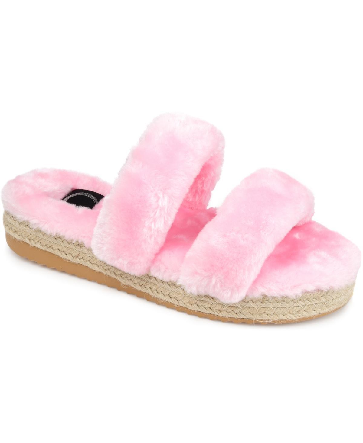 Journee Collection Relaxx Womens Slippers Yellow Product Image